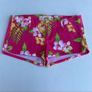 Hollister Low-Rise Floral Shorts Sz 3